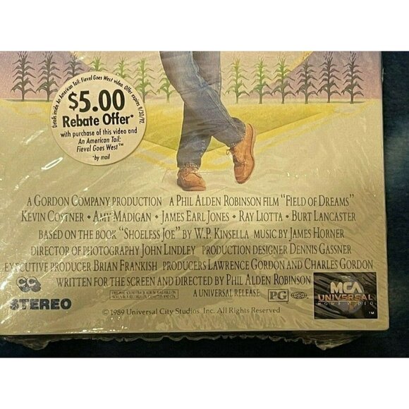 Field of Dreams VHS Kevin Costner 80884 Factory Sealed RARE see description - Picture 9 of 9